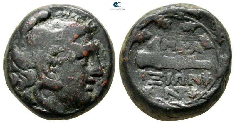 Macedon. Amphaxitis circa 187-168 BC. 
Bronze Æ

20 mm., 11,74 g.



near...