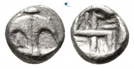 Thrace. Apollonia Pontica 540-530 BC. Hemiobol AR