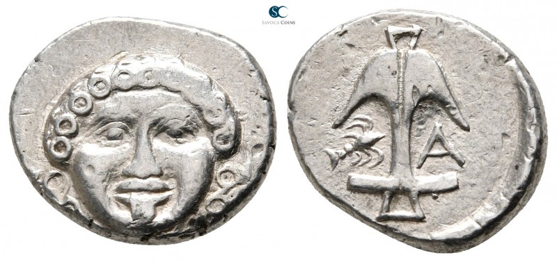 Thrace. Apollonia Pontica 480-450 BC. 
Drachm AR

15 mm., 2,86 g.



very...