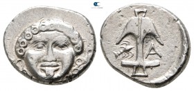 Thrace. Apollonia Pontica 480-450 BC. Drachm AR