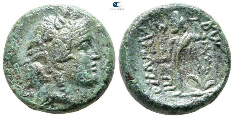 Thrace. Byzantion 300 BC. 
Bronze Æ

21 mm., 9,00 g.



very fine