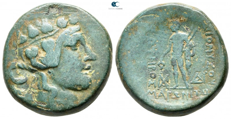 Thrace. Maroneia circa 189-49 BC. 
Bronze Æ

25 mm., 14,61 g.



very fin...