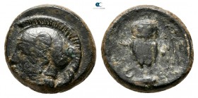 Islands off Thrace. Lemnos. Hephaistia 375-294 BC. Bronze Æ