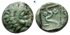 Islands off Thrace. Thasos circa 404-355 BC. Bronze Æ