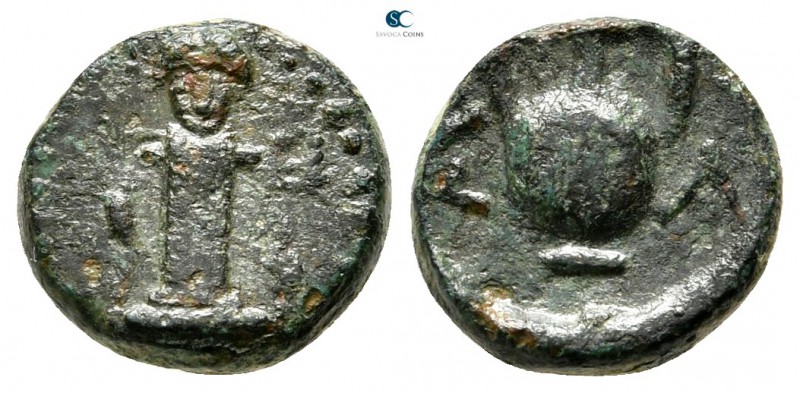 The Thracian Chersonese. Sestos circa 300 BC. 
Bronze Æ

11 mm., 1,45 g.

...