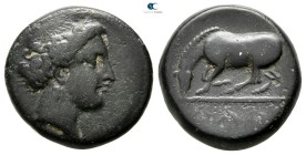 Thessaly. Larissa 380-370 BC. Dichalkon Æ