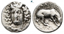 Thessaly. Larissa circa 344-337 BC. Diobol AR