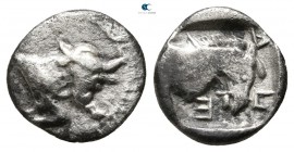 Thessaly. Perrhaebi circa 462-460 BC. Obol AR