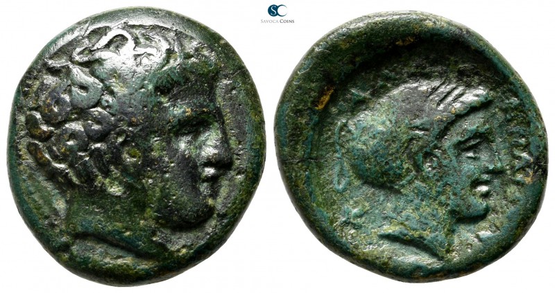 Thessaly. Phalanna 350-300 BC. 
Dichalkon Æ

23 mm., 8,85 g.



very fine...