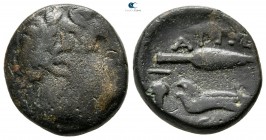 Aetolia. Aitolian League circa 290-220 BC. Hemiobol Æ