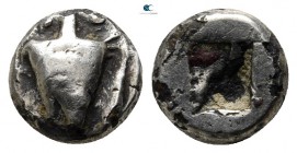 Mysia. Kyzikos 500-450 BC. 1/12 Stater EL or Hemihekte "Fourré"