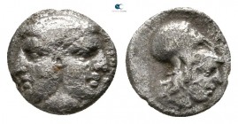 Mysia. Lampsakos circa 390-330 BC. Hemiobol AR