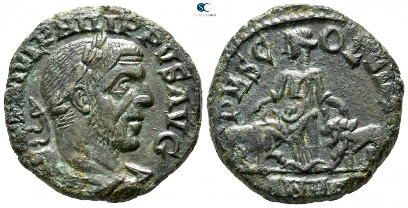 Moesia Superior. Viminacium. Philip I Arab AD 244-249. 
Bronze Æ

27 mm., 14,...