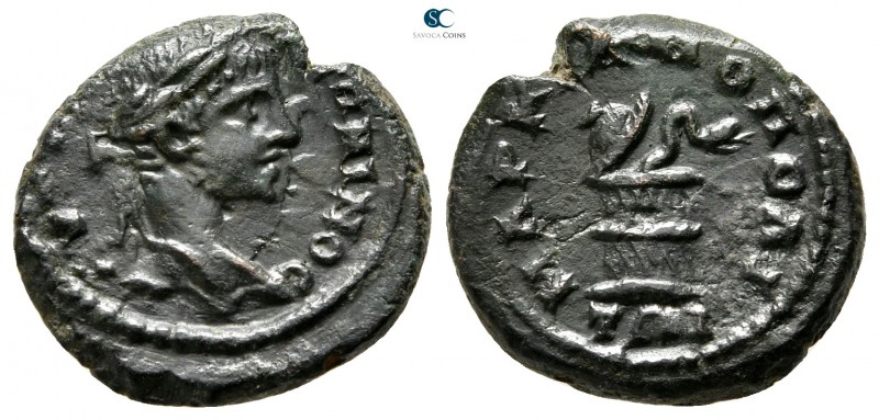 Moesia Inferior. Marcianopolis. Elagabalus AD 218-222. 
Bronze Æ

16 mm., 3,0...