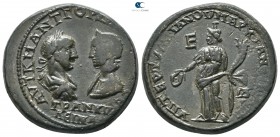 Moesia Inferior. Marcianopolis. Gordian III, with Tranquillina AD 238-244. Pentassarion Æ