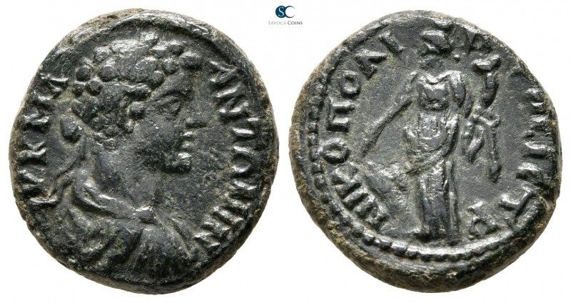 Moesia Inferior. Nikopolis ad Istrum. Caracalla AD 198-217. 
Bronze Æ

17 mm....