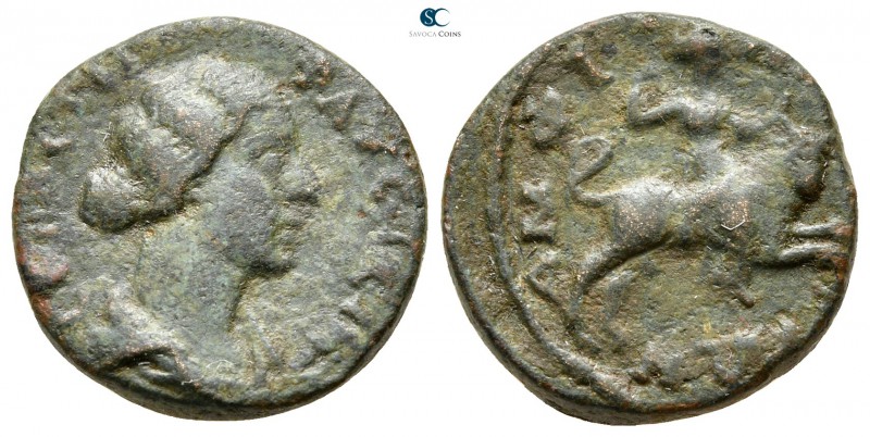 Macedon. Amphipolis. Faustina II AD 147-175. 
Bronze Æ

17 mm., 4,69 g.


...