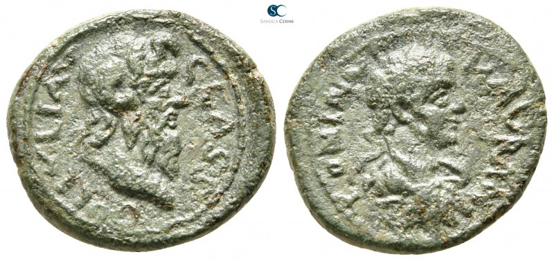 Macedon. Cassandreia. Commodus AD 180-192. 
Bronze Æ

21 mm., 5,79 g.



...