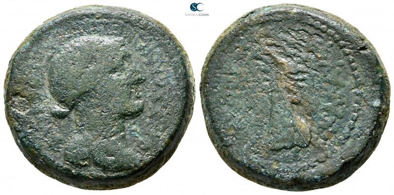 Macedon. Thessalonica. Mark Antony and Octavian 43-30 BC. 
Bronze Æ

28 mm., ...