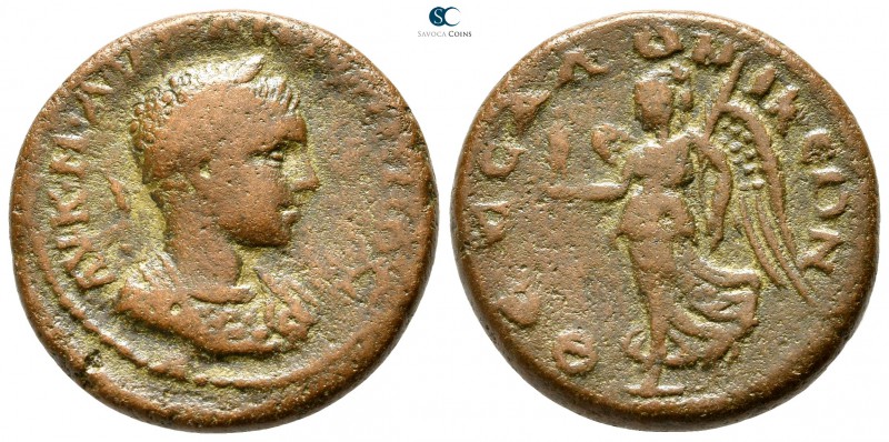 Macedon. Thessalonica. Elagabalus AD 218-222. 
Bronze Æ

25 mm., 10,64 g.

...