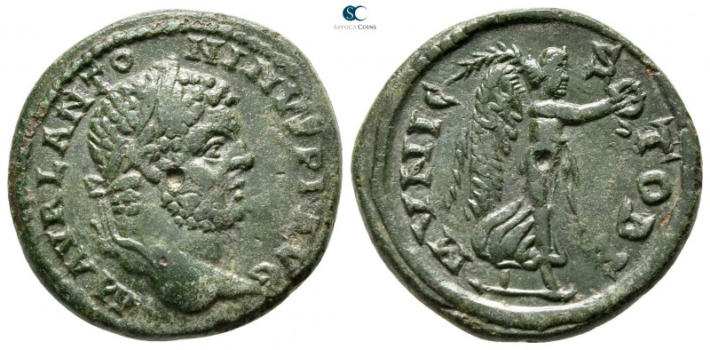 Macedon under the Romans. Stobi. Caracalla AD 198-217. 
Bronze Æ

23 mm., 6,8...