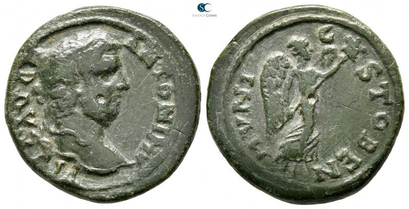 Macedon under the Romans. Stobi. Caracalla AD 198-217. 
Bronze Æ

24 mm., 7,6...