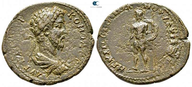 Thrace. Anchialos. Commodus AD 180-192. 
Bronze Æ

30 mm., 10,14 g.



ve...