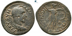 Thessaly. Koinon of Thessaly. Maximinus I Thrax AD 235-238. Tetrassarion Æ