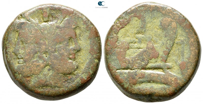 Anonymous 211-208 BC. Rome
As Æ

33 mm., 36,38 g.



fine