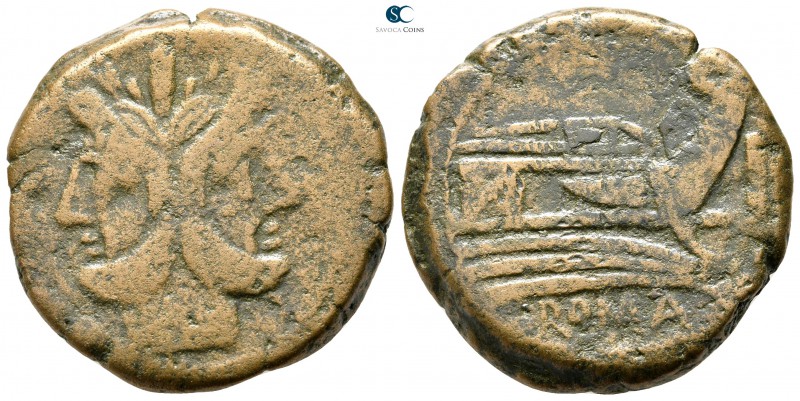 Anonymous after 211 BC. Uncertain mint
As Æ

30 mm., 18,25 g.



very fin...