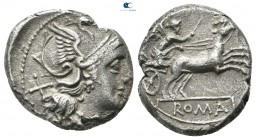 Anonymous 157-156 BC. Rome. Denarius AR