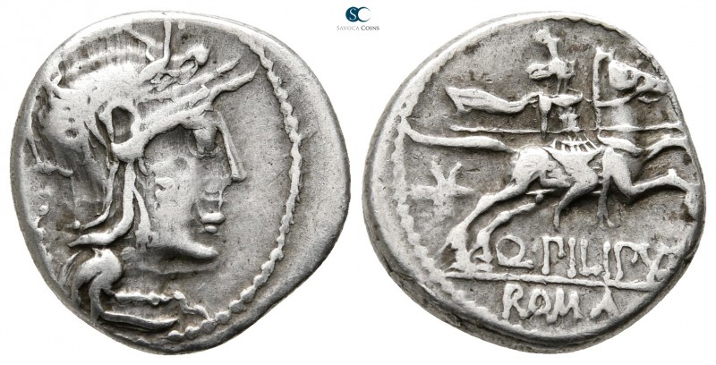 Q. Marcius Pilipus 129 BC. Rome
Denarius AR

18 mm., 3,82 g.



nearly ve...