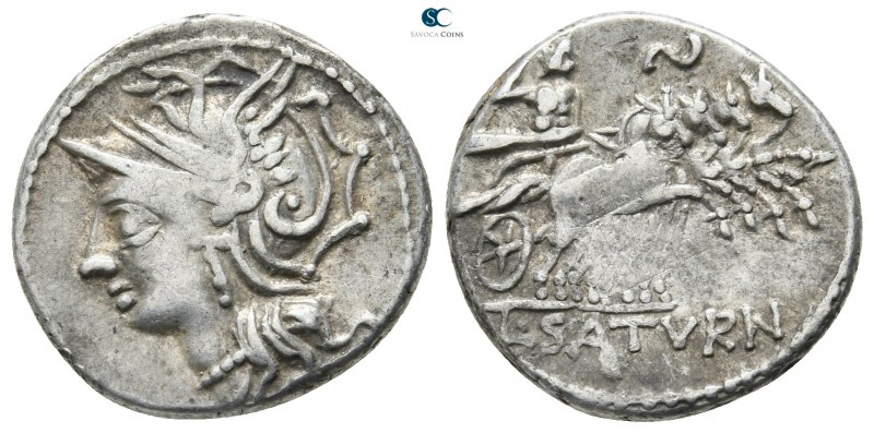 L. Appuleius Saturninus 104 BC. Rome
Denarius AR

18 mm., 3,95 g.



very...