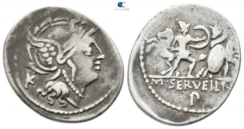 M. Servilius C. f. 100 BC. Rome
Denarius AR

23 mm., 3,75 g.



nearly ve...