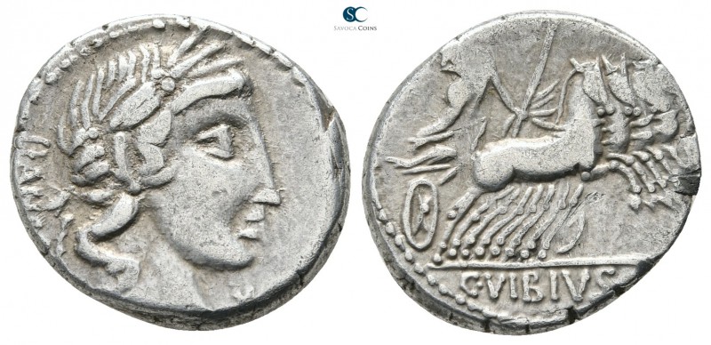 C. Vibius C.f. Pansa. 90 BC. Rome
Denarius AR

17 mm., 3,87 g.



very fi...