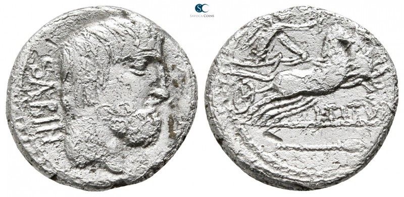 L. Titurius L.f. Sabinus 89 BC. Rome
Denarius AR

16 mm., 3,45 g.



near...