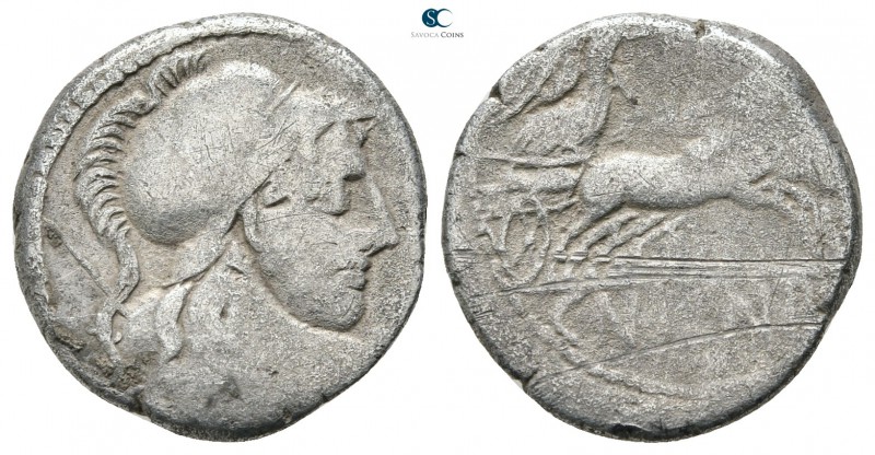 Cn. Cornelius Lentulus Clodianus 88 BC. Rome
Denarius AR

17 mm., 3,40 g.

...