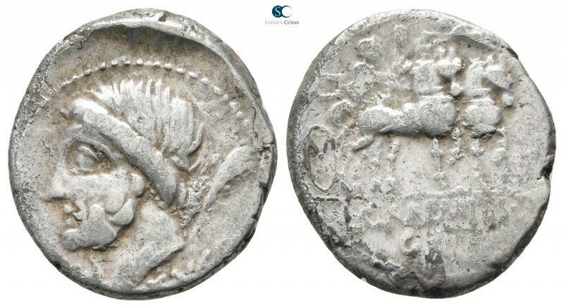L. C. Memmius L. f. Galeria 87 BC. Rome
Denarius AR

18 mm., 3,92 g.



n...