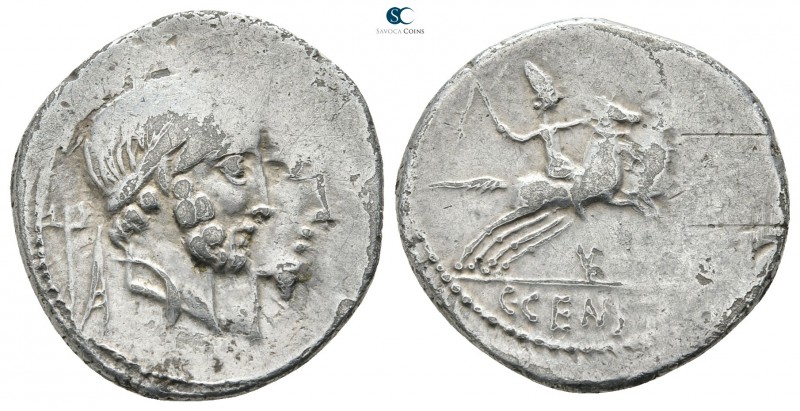 L. Censorinus 82 BC. Rome
Denarius AR

20 mm., 3,57 g.



nearly very fin...