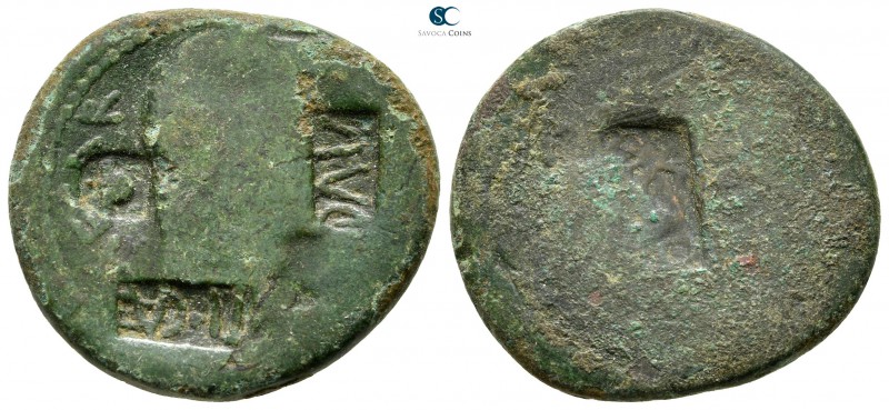 Augustus 27 BC-AD 14. Rome
As Æ

26 mm., 10,63 g.



nearly very fine