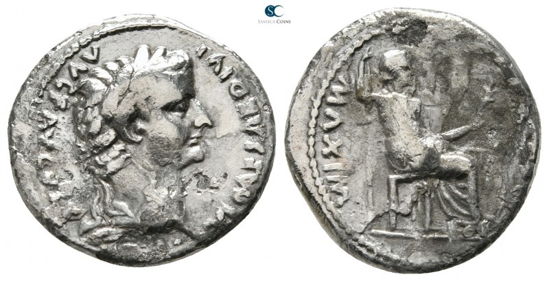 Tiberius AD 14-37. Lugdunum
Denarius AR

17 mm., 3,17 g.



nearly very f...