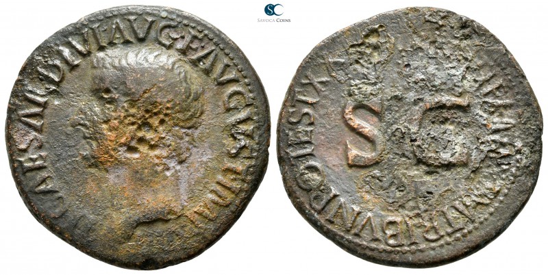 Tiberius AD 14-37. Rome
As Æ

28 mm., 10,22 g.



nearly very fine