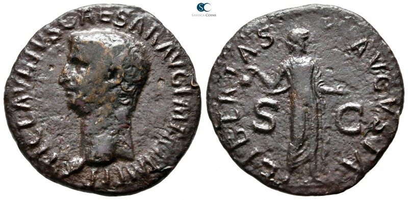 Claudius AD 41-54. Rome
As Æ

29 mm., 8,79 g.



nearly very fine