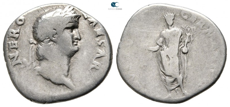 Nero AD 54-68. Rome
Denarius AR

19 mm., 3,19 g.



nearly very fine