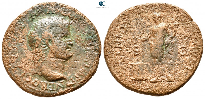 Nero AD 54-68. Rome
As Æ

29 mm., 9,51 g.



fine