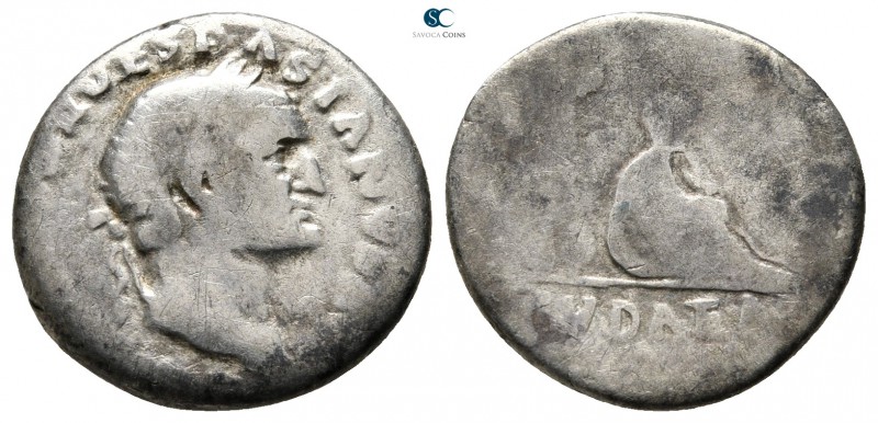 Vespasian AD 69-79. Judaea Capta issue 1 Judaea Capta. Rome
Denarius AR

17 m...