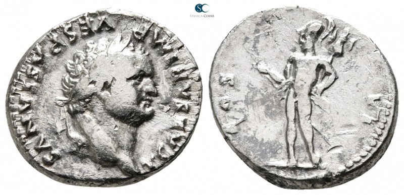 Vespasian AD 69-79. Rome
Denarius AR

18 mm., 3,01 g.



nearly very fine