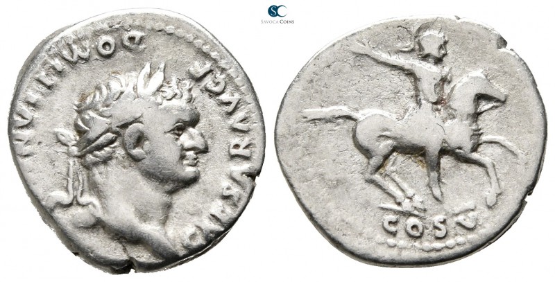 Domitian AD 81-96. Rome
Denarius AR

18 mm., 3,27 g.



nearly very fine