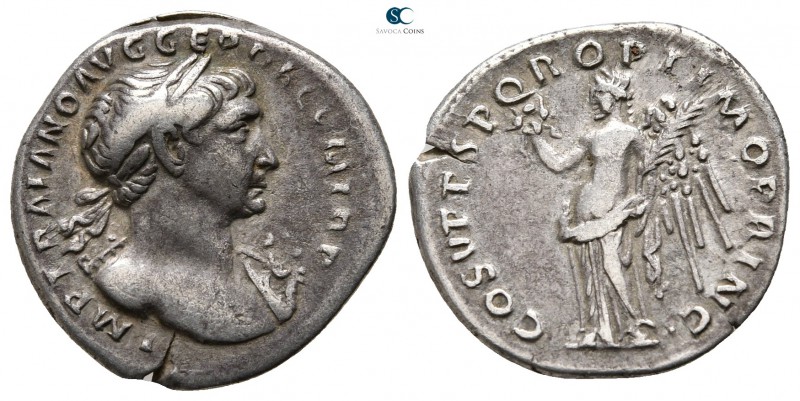 Trajan AD 98-117. Rome
Denarius AR

18 mm., 2,76 g.



very fine