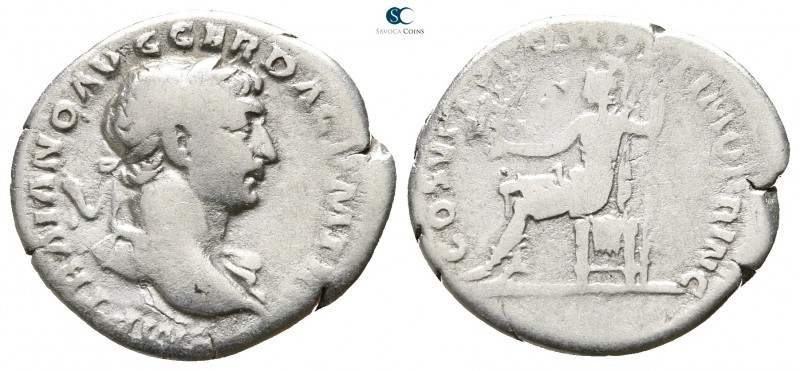 Trajan AD 98-117. Rome
Denarius AR

20 mm., 3,09 g.



nearly very fine